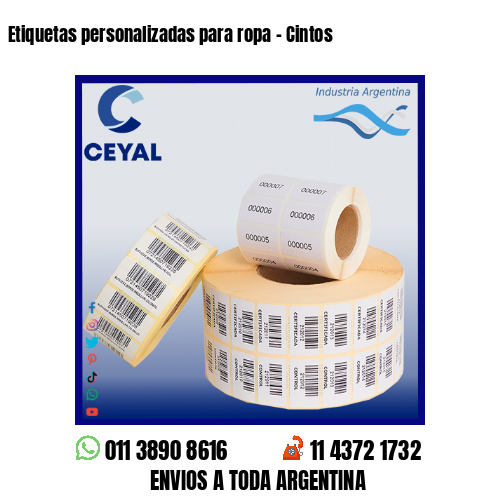 Etiquetas personalizadas para ropa – Cintos