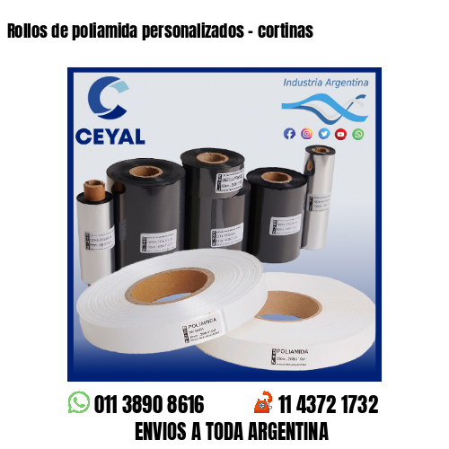 Rollos de poliamida personalizados – cortinas