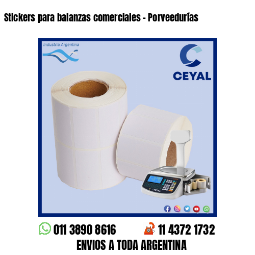 Stickers para balanzas comerciales – Porveedurías