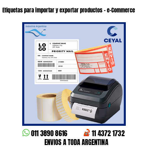 Etiquetas para importar y exportar productos – e-Commerce
