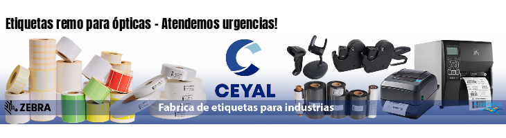 Etiquetas remo para ópticas - Atendemos urgencias!