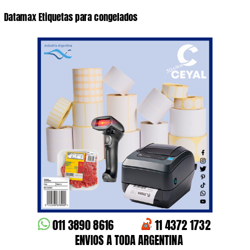 Datamax Etiquetas para congelados