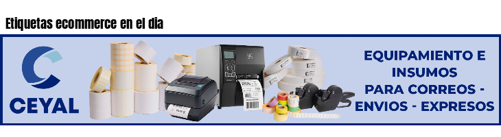 Etiquetas ecommerce en el dia