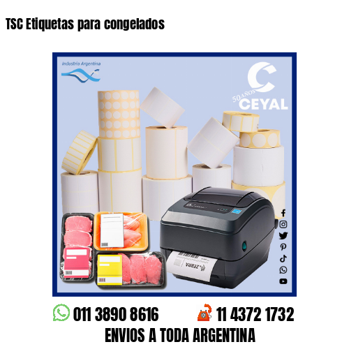 TSC Etiquetas para congelados