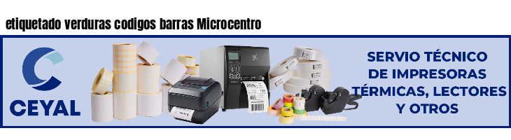 etiquetado verduras codigos barras Microcentro