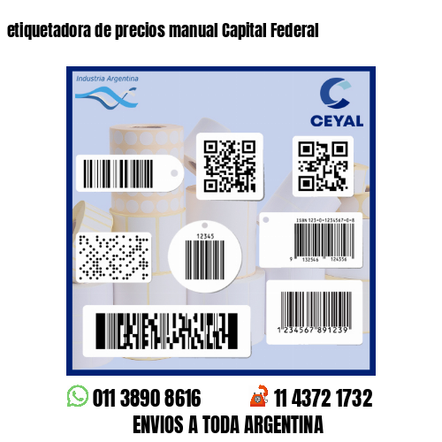 etiquetadora de precios manual Capital Federal