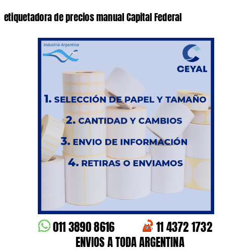 etiquetadora de precios manual Capital Federal