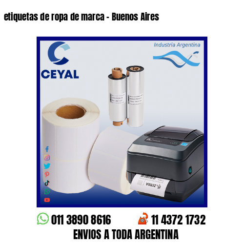 etiquetas de ropa de marca – Buenos Aires