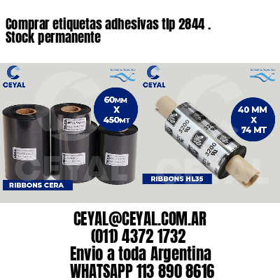 Comprar etiquetas adhesivas tlp 2844 . Stock permanente