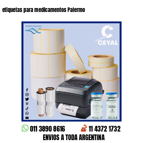 etiquetas para medicamentos Palermo