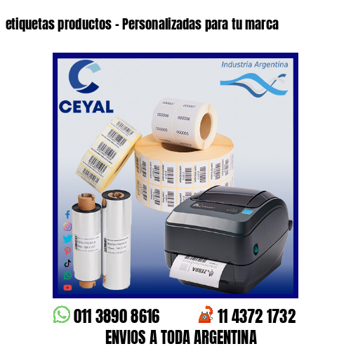 etiquetas productos – Personalizadas para tu marca