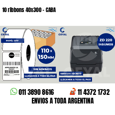 10 ribbons 40x300 - CABA