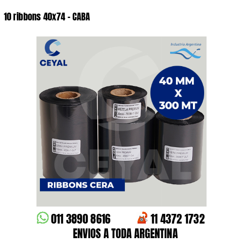 10 ribbons 40×74 – CABA