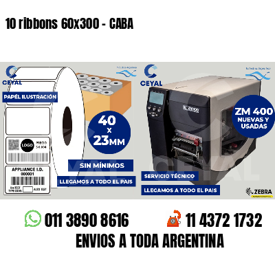 10 ribbons 60x300 - CABA