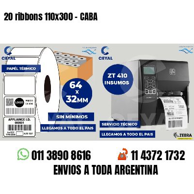 20 ribbons 110x300 - CABA