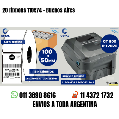 20 ribbons 110x74 - Buenos Aires
