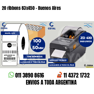 20 ribbons 83x450 - Buenos Aires