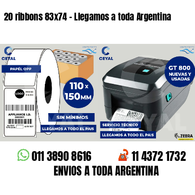 20 ribbons 83x74 - Llegamos a toda Argentina