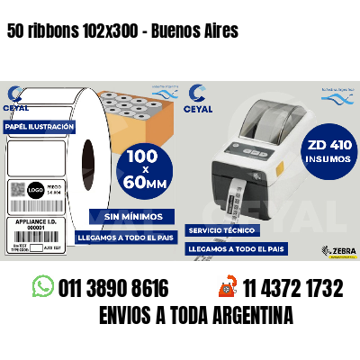 50 ribbons 102x300 - Buenos Aires