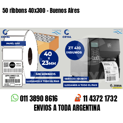 50 ribbons 40x300 - Buenos Aires