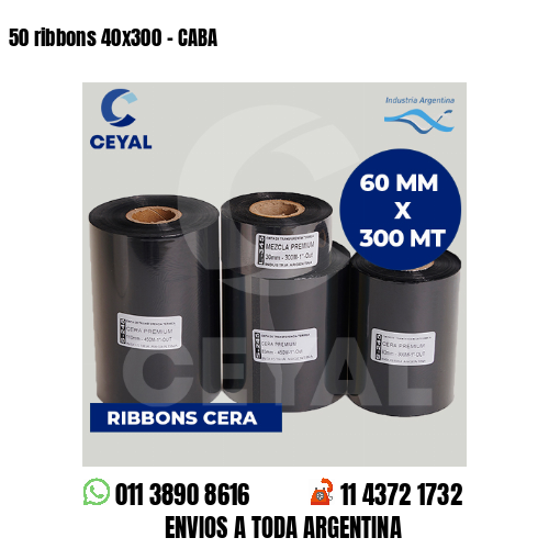 50 ribbons 40×300 – CABA