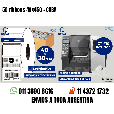 50 ribbons 40x450 - CABA
