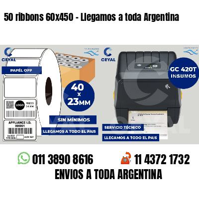 50 ribbons 60x450 - Llegamos a toda Argentina
