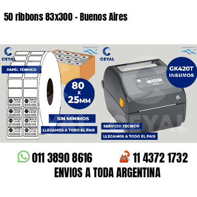 50 ribbons 83x300 - Buenos Aires