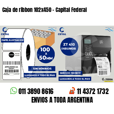 Caja de ribbon 102x450 - Capital Federal
