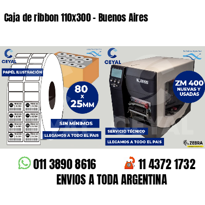 Caja de ribbon 110x300 - Buenos Aires