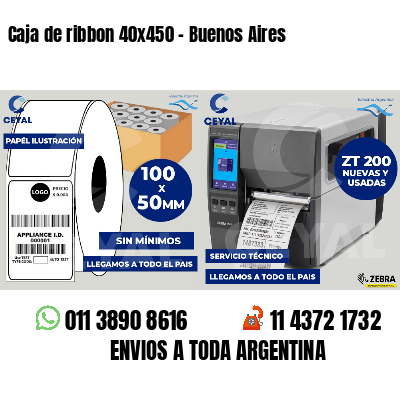 Caja de ribbon 40x450 - Buenos Aires