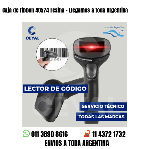 Caja de ribbon 40x74 resina - Llegamos a toda Argentina