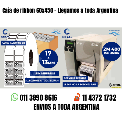 Caja de ribbon 60x450 - Llegamos a toda Argentina