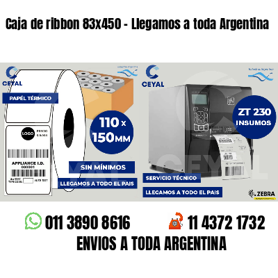 Caja de ribbon 83x450 - Llegamos a toda Argentina