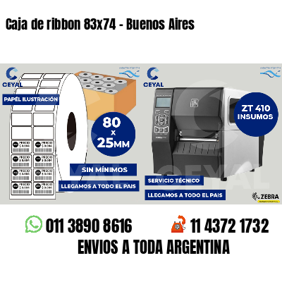 Caja de ribbon 83x74 - Buenos Aires