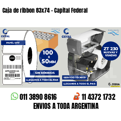 Caja de ribbon 83x74 - Capital Federal