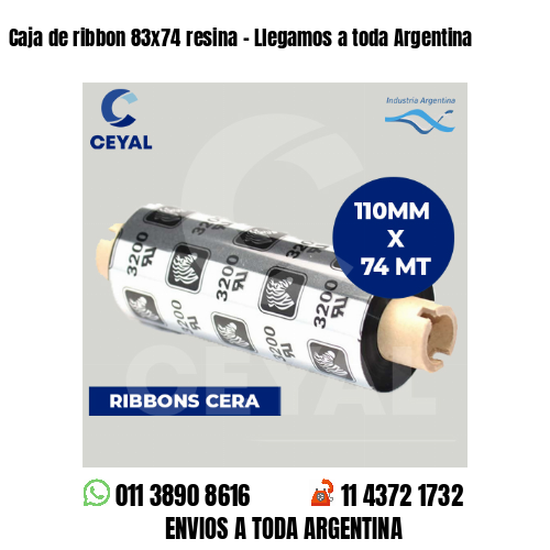 Caja de ribbon 83×74 resina – Llegamos a toda Argentina