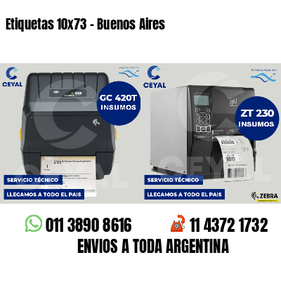 Etiquetas 10x73 - Buenos Aires
