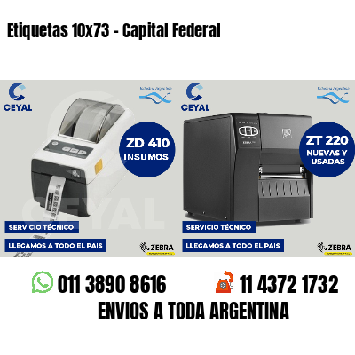 Etiquetas 10x73 - Capital Federal