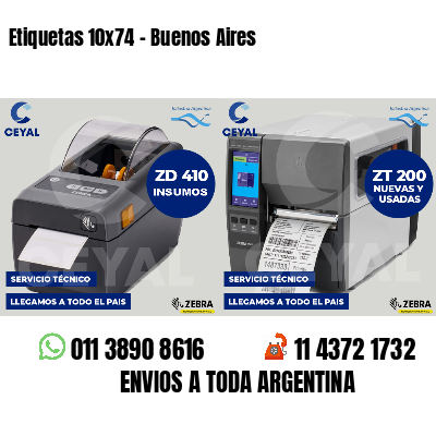 Etiquetas 10x74 - Buenos Aires