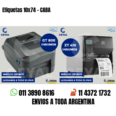 Etiquetas 10x74 - CABA