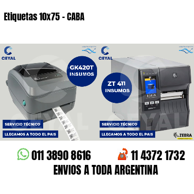 Etiquetas 10x75 - CABA