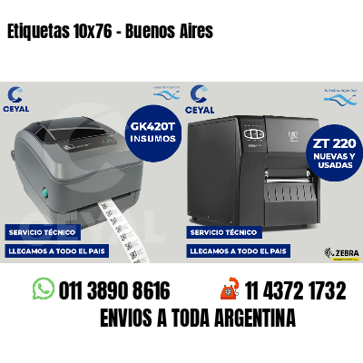 Etiquetas 10x76 - Buenos Aires