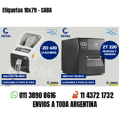 Etiquetas 10x79 - CABA
