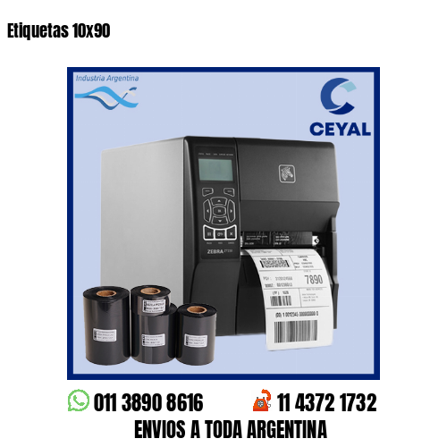 Etiquetas 10×90