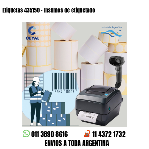 Etiquetas 43×150 – Insumos de etiquetado