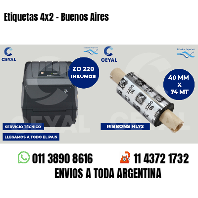 Etiquetas 4x2 - Buenos Aires