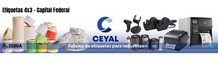 Etiquetas 4x3 - Capital Federal