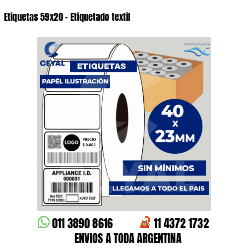 Etiquetas 59×20 – Etiquetado textil