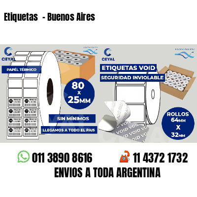 Etiquetas  - Buenos Aires